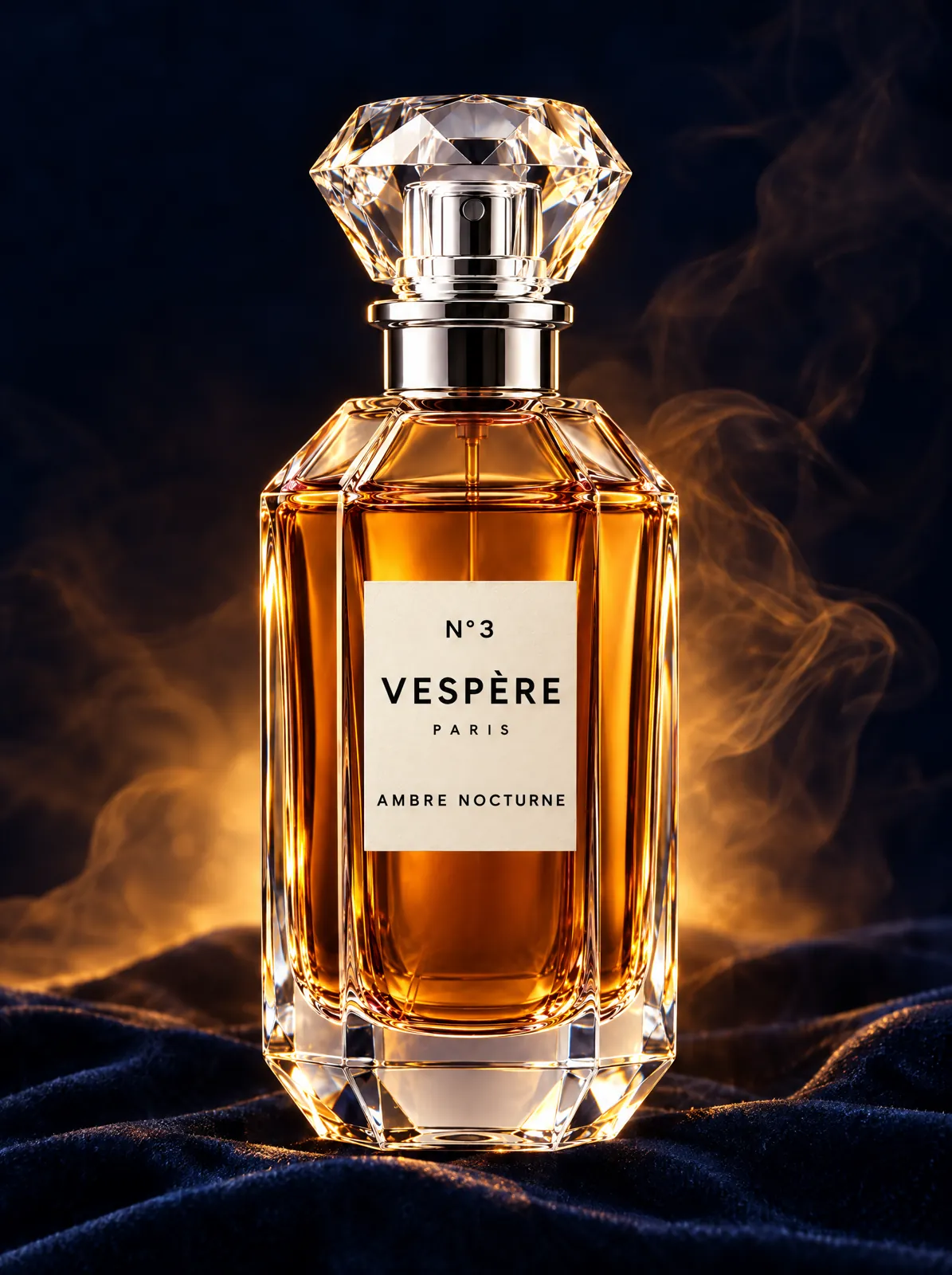 N°3 Ambre Nocturne, amber-coloured perfume
