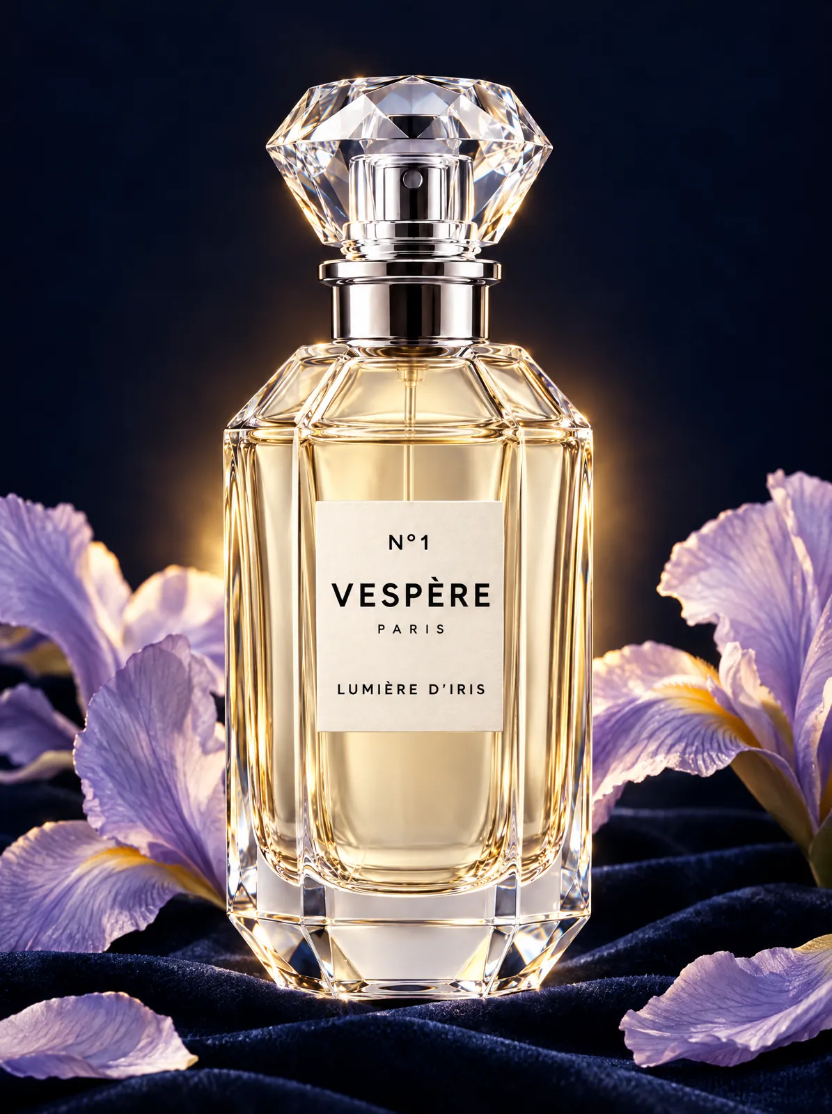 N°1 Lumière d’Iris, pale champagne perfume